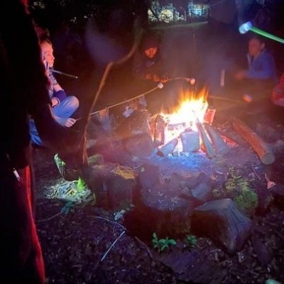 Toasting marshmallows